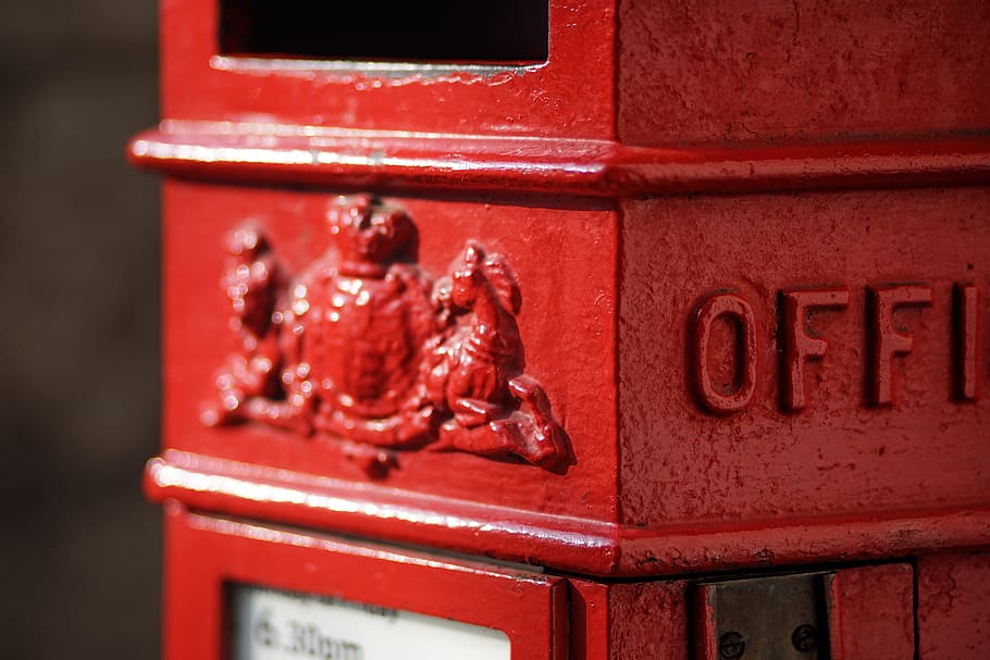 letter boxes, england, red, letters, post, mailbox, postbox