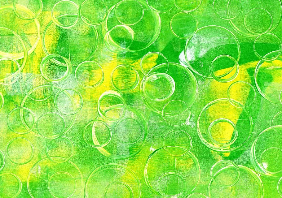 green and yellow textile, neon, background, bright, paint, acrylic HD wallpaper