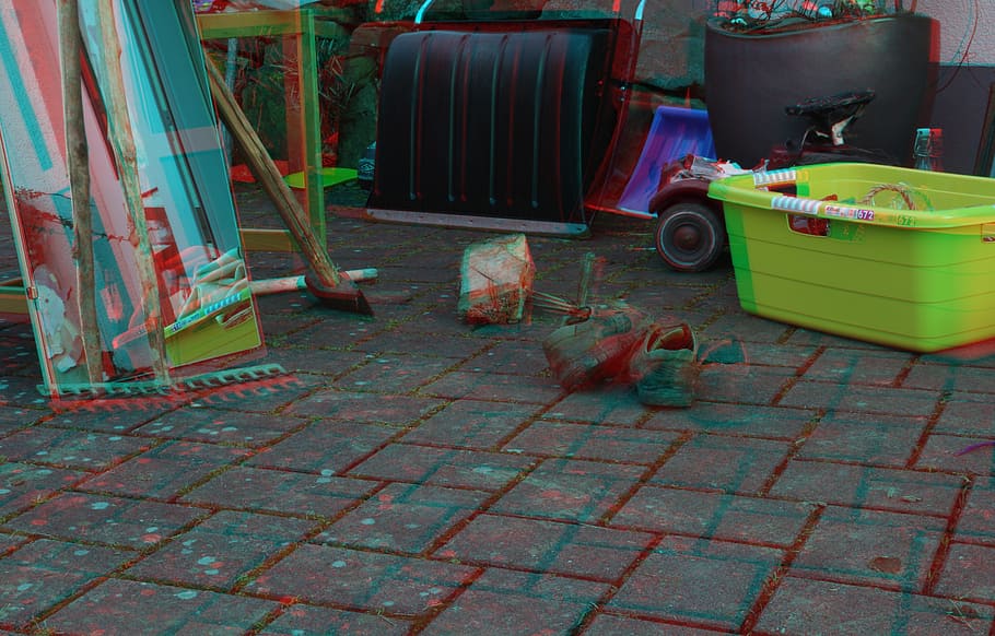 3d anaglyph, color anaglyph, stereogram, sereoskopisch, partial images, HD wallpaper
