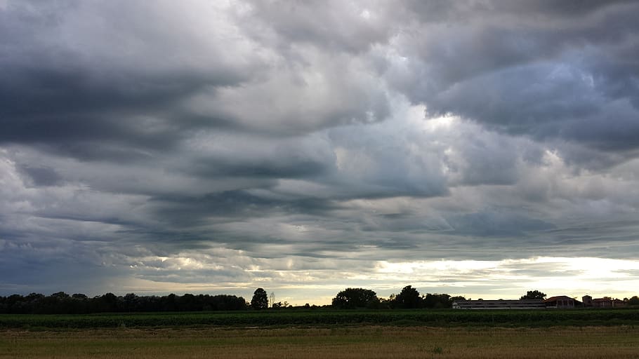 sky, clouds, cloudy, heavens, thunderstorm, weather, cloud - sky HD wallpaper
