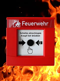 Hand Detector, Fire Detector, push button, alarm, login system HD wallpaper