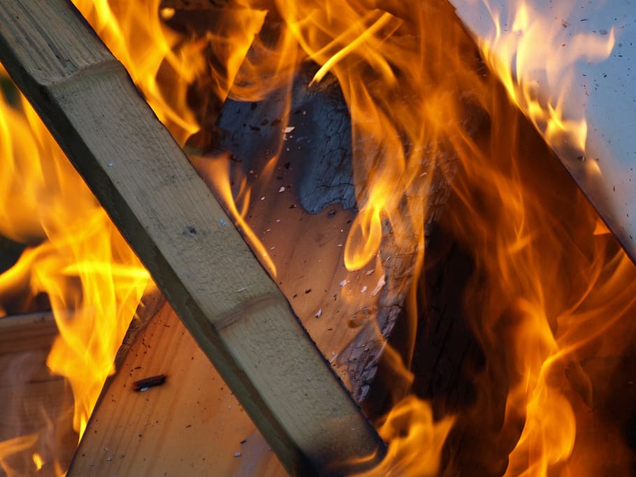 fire, wood fire, flame, burn, brand, heat, blaze flame, burning HD wallpaper