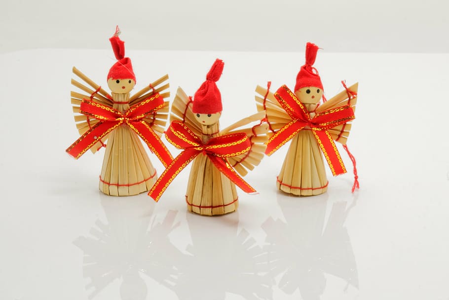 christmas, deco, straw, advent, decoration, festive decorations HD wallpaper