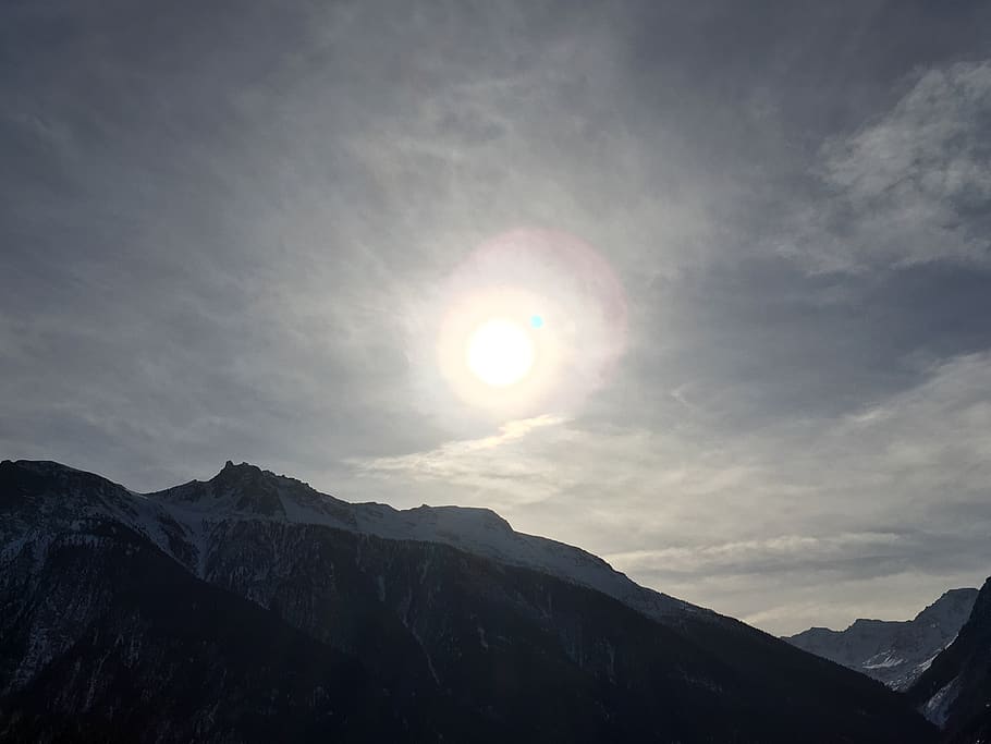sky, sun, romance, nature, blue, clouds, romantic, mood, sunrise HD wallpaper