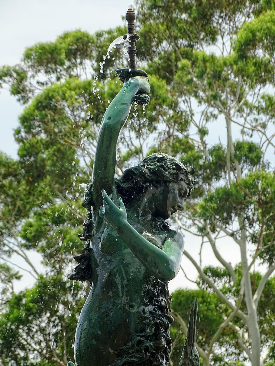 nature, tree, tropical, statue, sculpture, art and craft, representation HD wallpaper