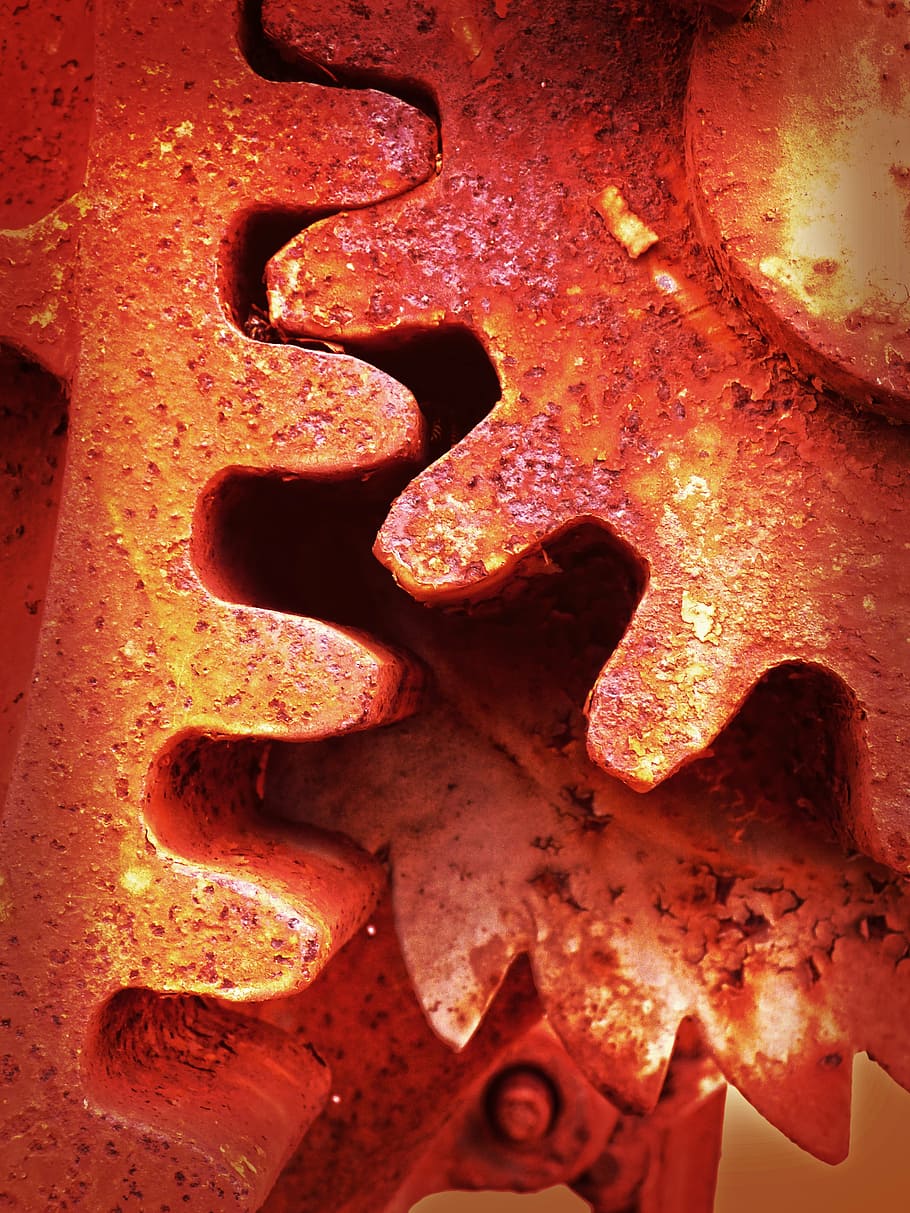untitled, mechanism, gears, machine, mechanical, rusty, old HD wallpaper