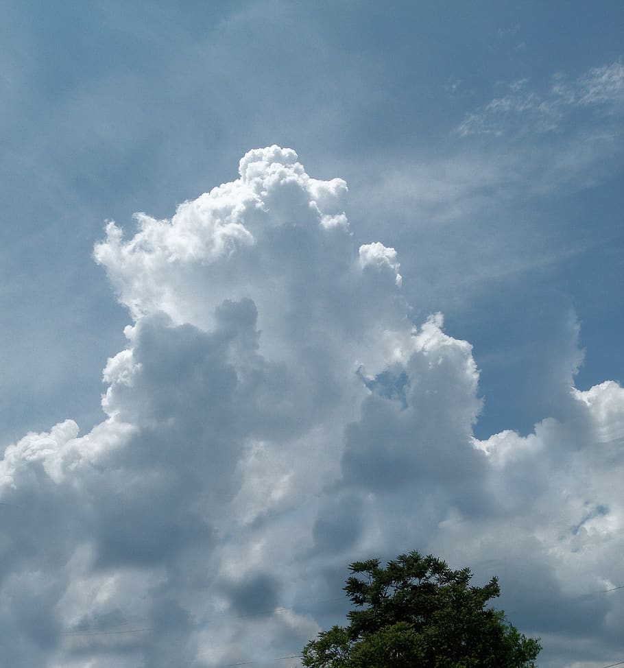 cloud, sky, storm, sky clouds, blue sky clouds, weather, cloudscape HD wallpaper