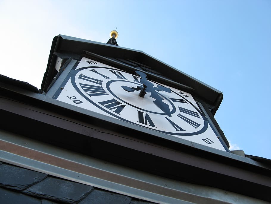 church clock, clock tower, time of, low angle view, architecture HD wallpaper