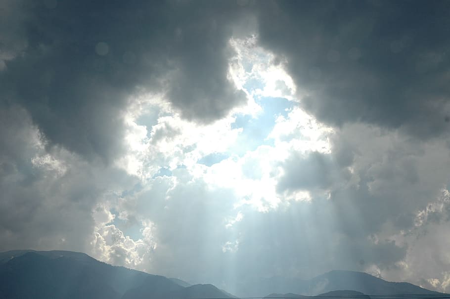 mountains, sky, clearance, cloud - sky, beauty in nature, scenics - nature HD wallpaper