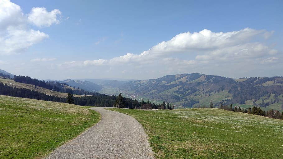Mountains, Alpine, Panorama, Away, nature, landscape, scenics HD wallpaper