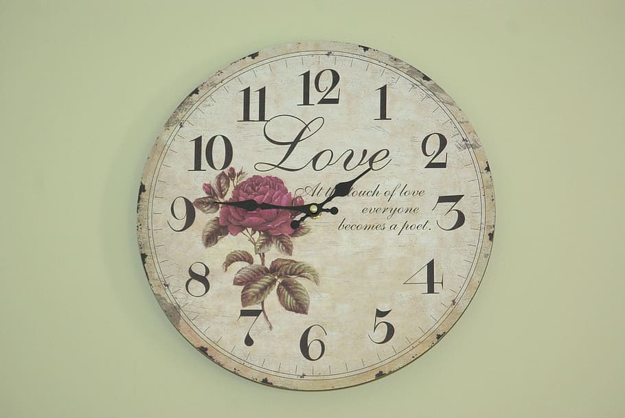 Clock, Time, Hour, Watches, Minutes, studio shot, circle, old-fashioned HD wallpaper