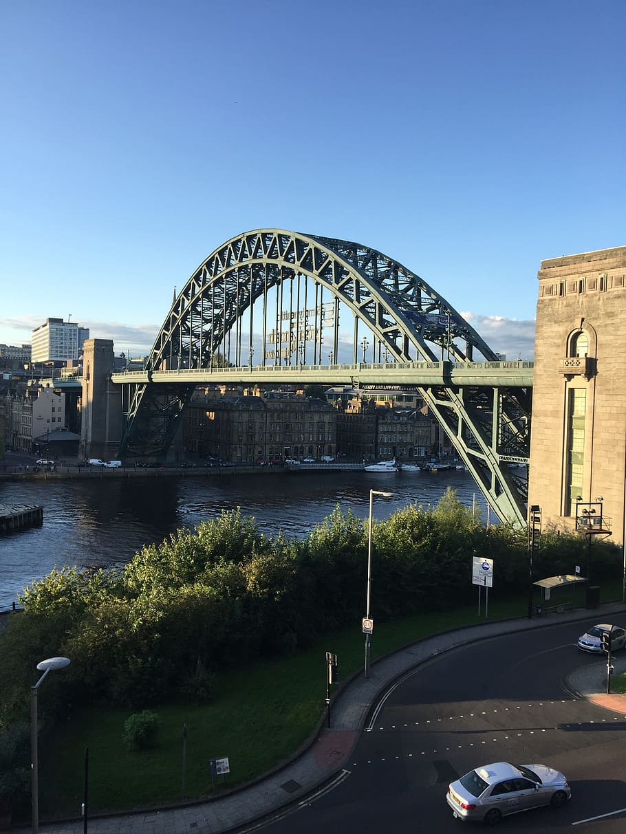 bridge, newcastle, fair, morning, cleanliness, weather, outdoor, HD wallpaper