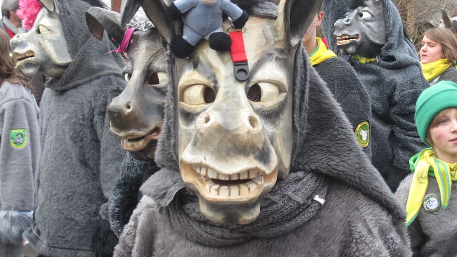 carnival, masks, day, people, representation, outdoors, mammal HD wallpaper