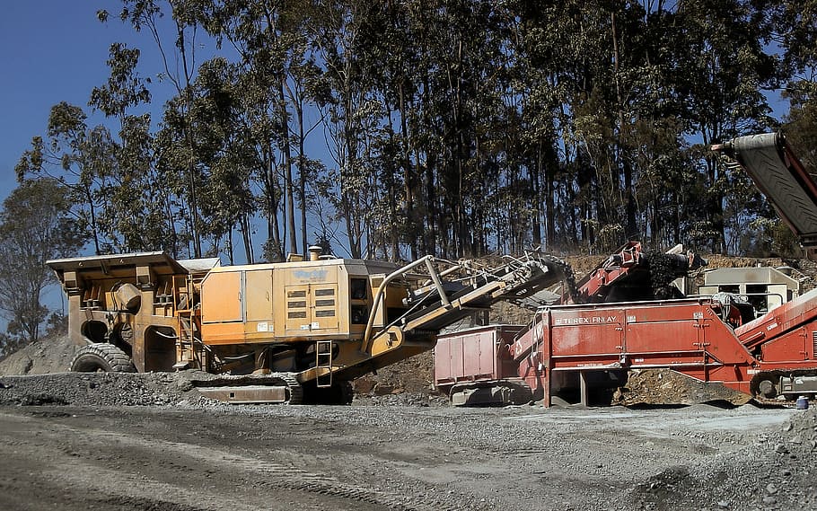 Industry, Machinery, Engineering, construction, earthworks HD wallpaper