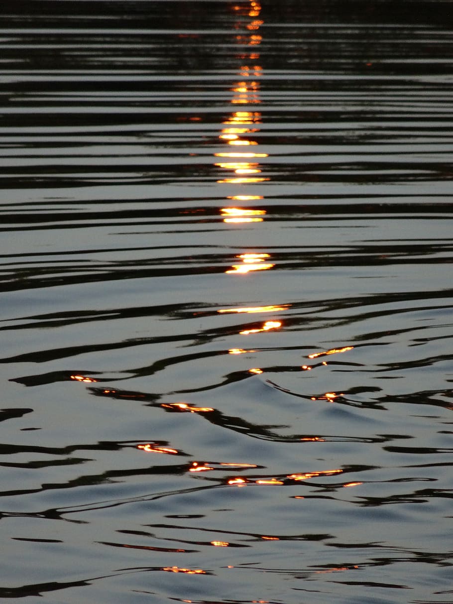 water, reflection, background, abstract, waterfront, nature HD wallpaper