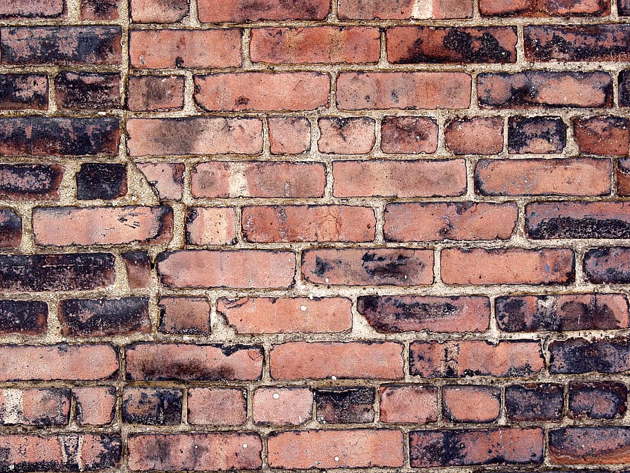 wall, brick, red, texture, brick wall, full frame, architecture HD wallpaper