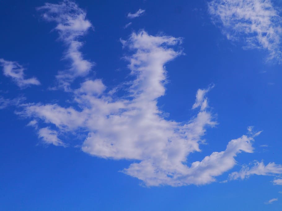 Cloud, Sky, Blue Sky, autumn, otsu park, yokosuka, kanagawa japan, HD wallpaper