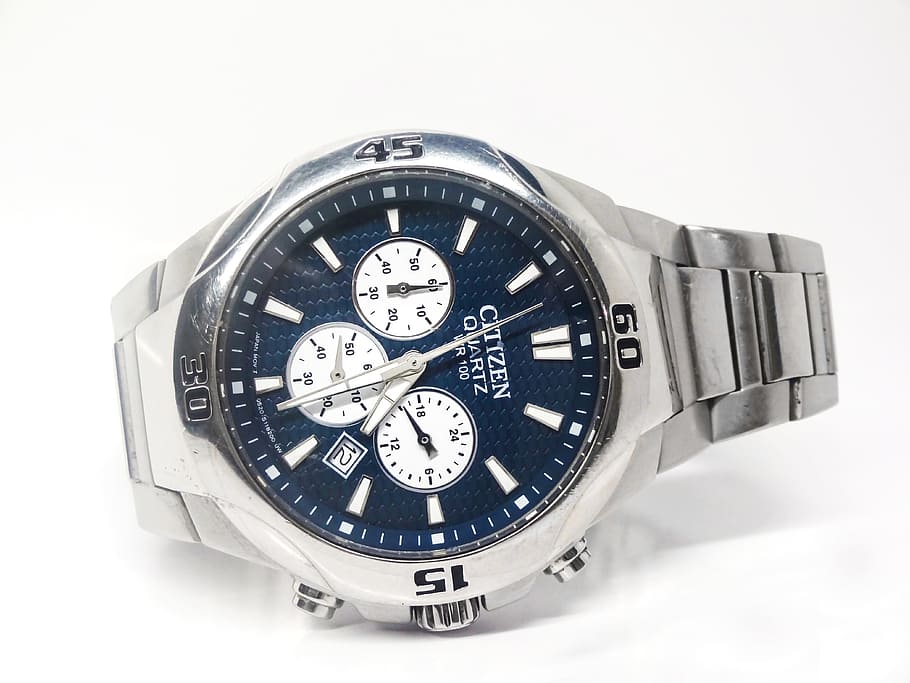 Watch, Clock, Time, White, blue, white background, pictures HD wallpaper