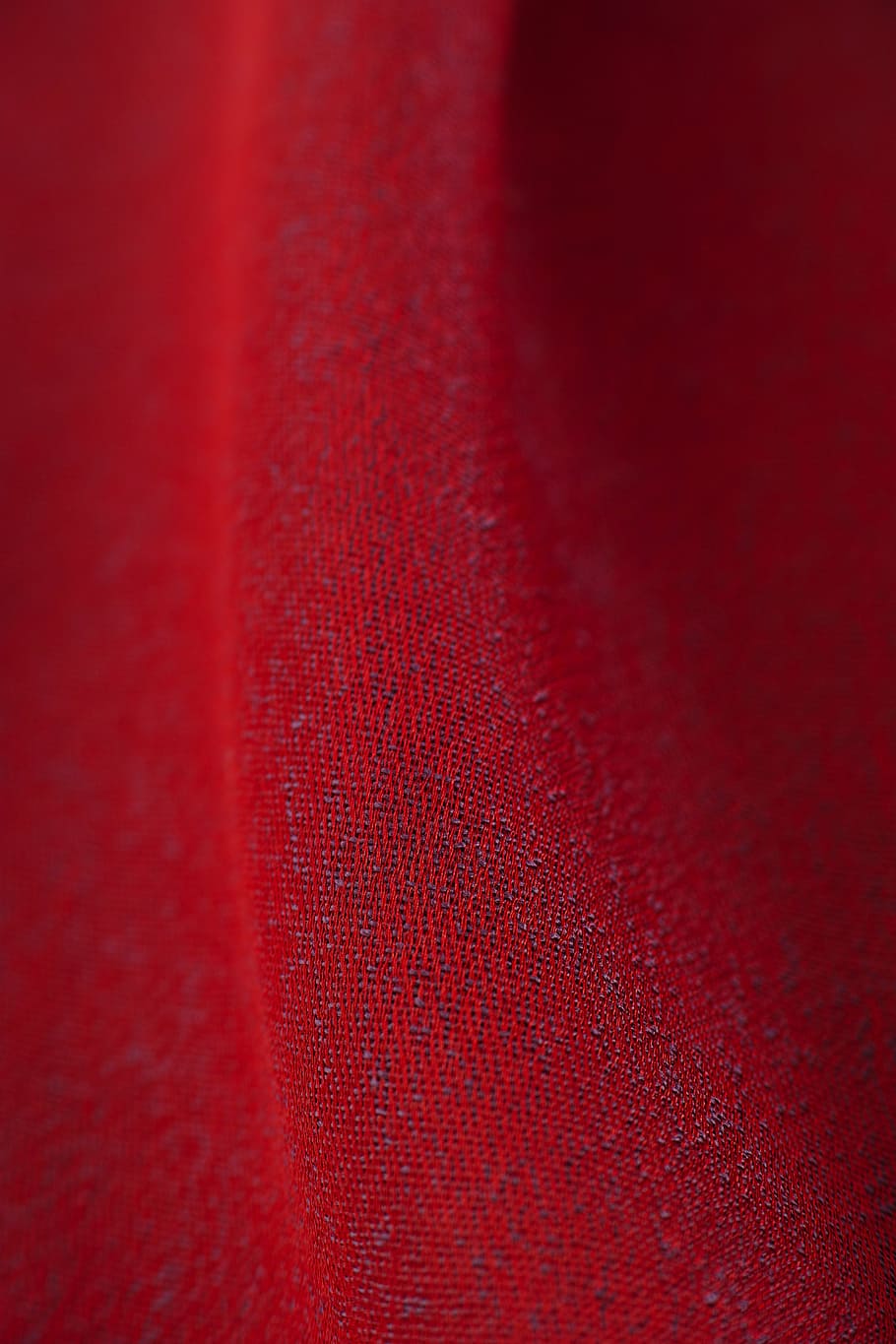 red textile, fabric, texture, color image, macro, detail, nobody