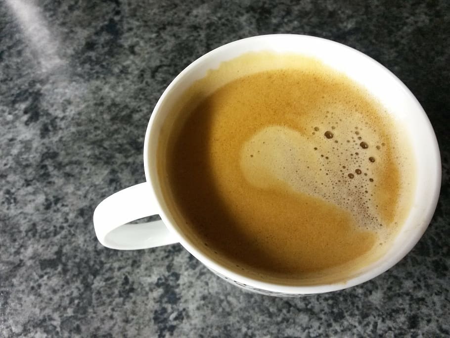 coffee, heart, love, cup, valentine's day, hot love, beverages HD wallpaper