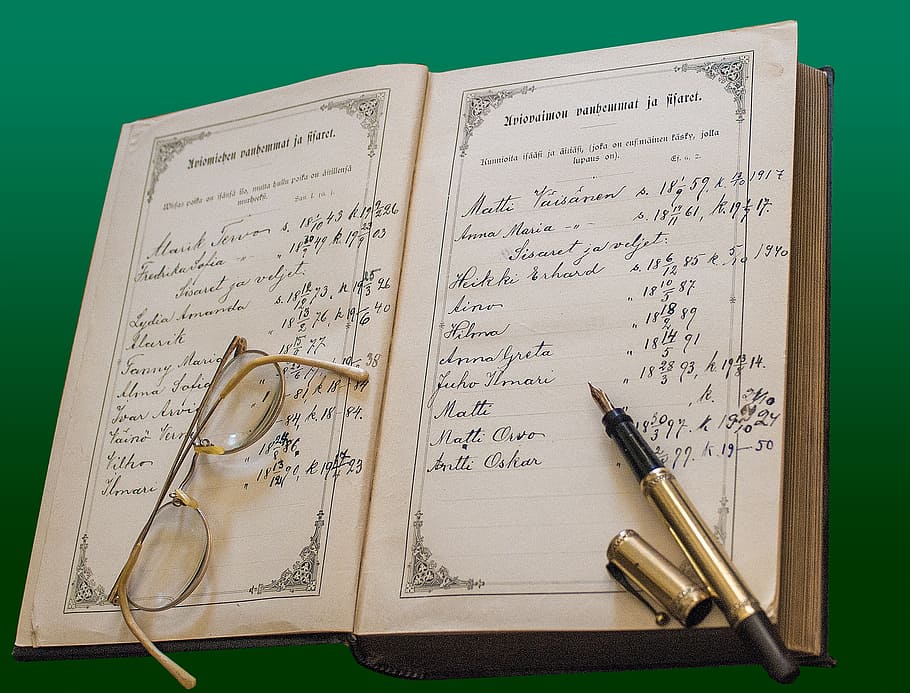 book, glasses, writing, publication, paper, handwriting, antique HD wallpaper