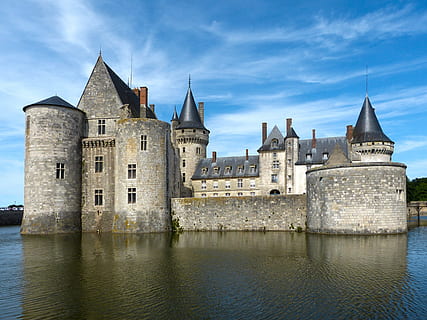 castle during daytime, sully, loire, building, historically HD wallpaper