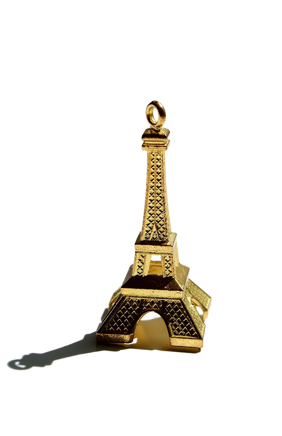 tower, gold, copy, eiffel, paris, france, the figurine, illustration HD wallpaper