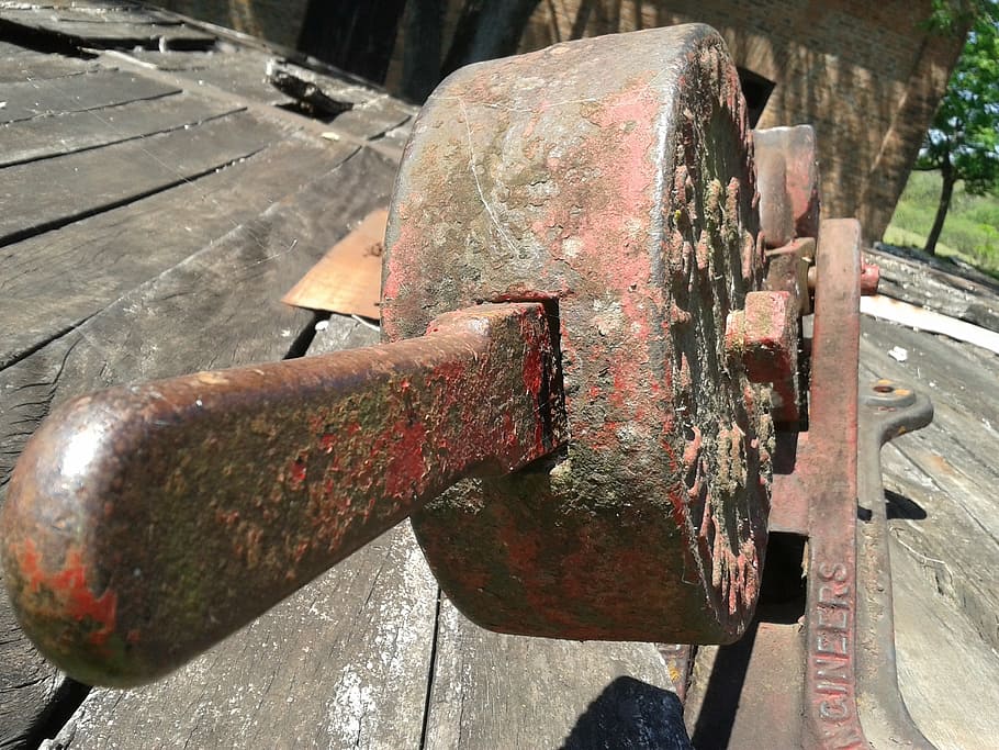 lever, train, controls, indicators, metal, rusty, weathered HD wallpaper