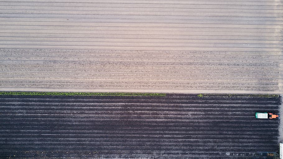 untitled, farming, field, farmer, aerial, aerial view, drone HD wallpaper