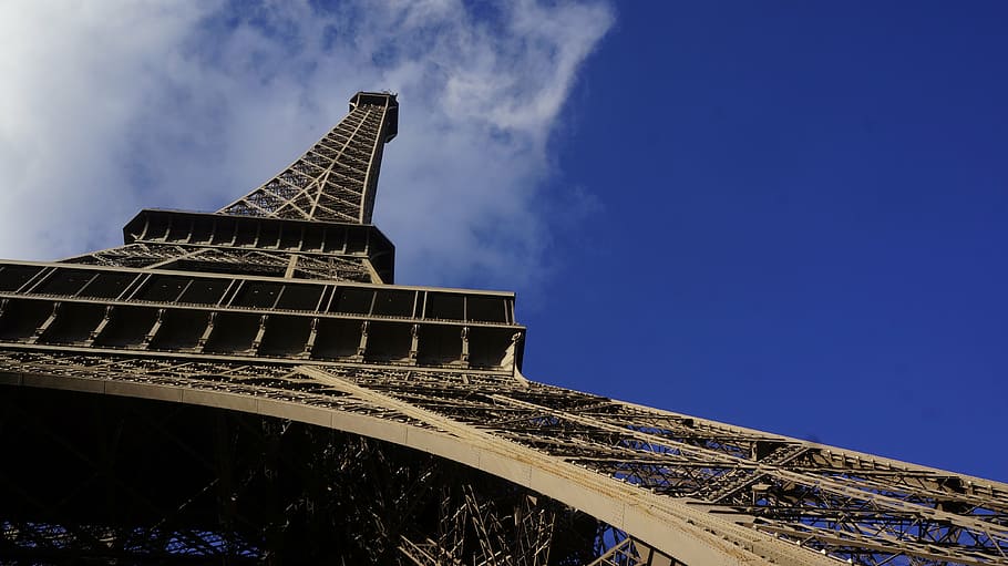 Eiffel Tower, Paris, landmark, architecture, construction, famous Place HD wallpaper