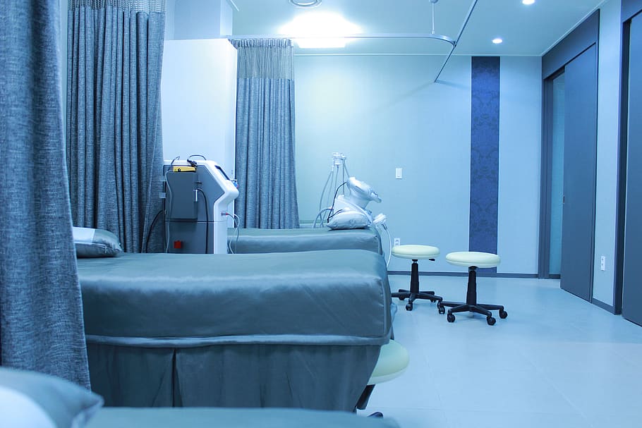 hospital ward, medical, room, operation, accommodation, furniture, HD wallpaper