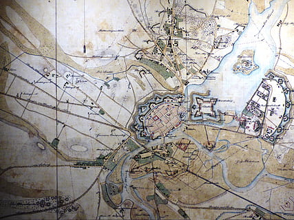 map, route, planning, old, monument, archive, information, acquisition of knowledge HD wallpaper