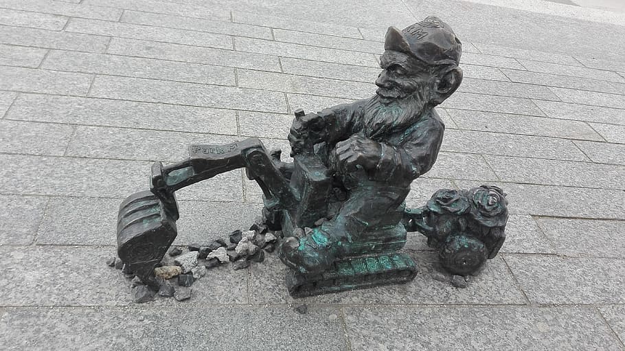 dwarf, poland, wroclaw, sculpture, art and craft, representation HD wallpaper