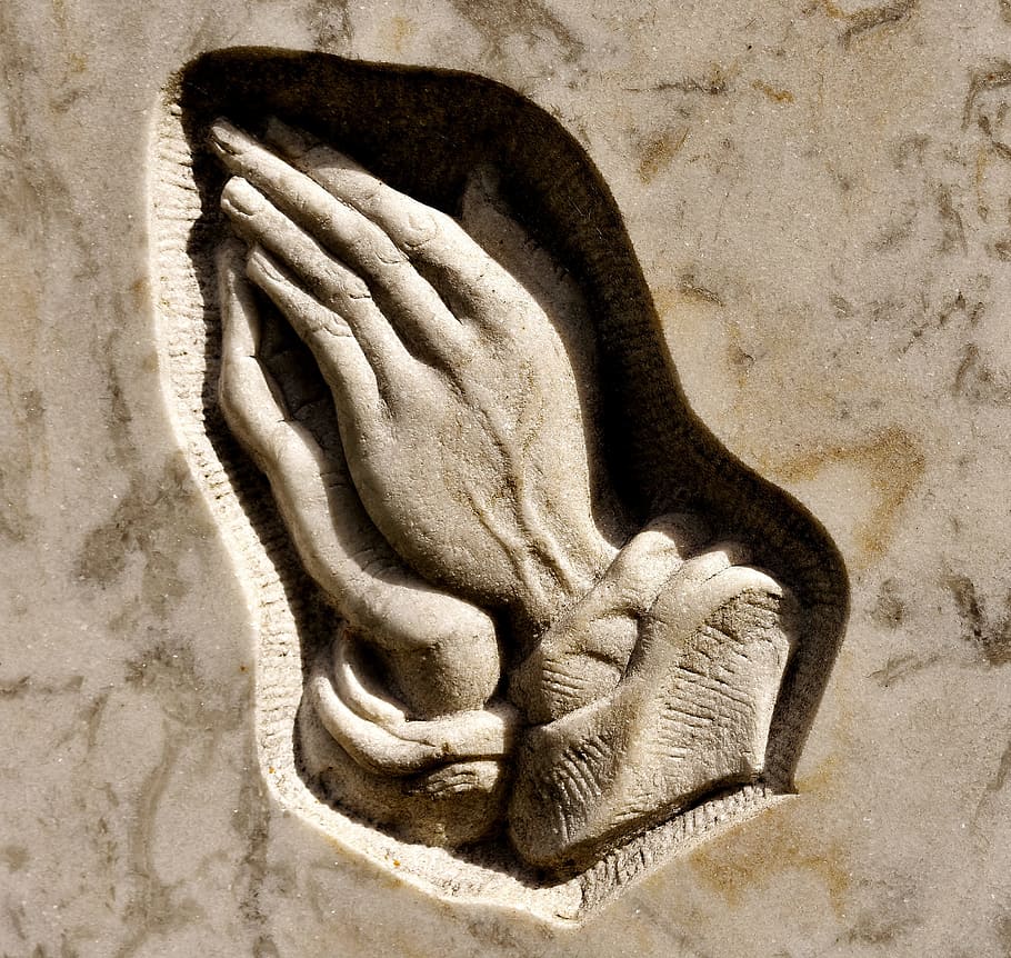 Praying Hands, Religious, Granite, Plate, ornament, structure HD wallpaper
