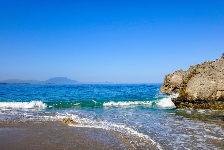 By The Sea, Sea, Beach, beach sea, holiday, summer, beautiful beaches, HD wallpaper