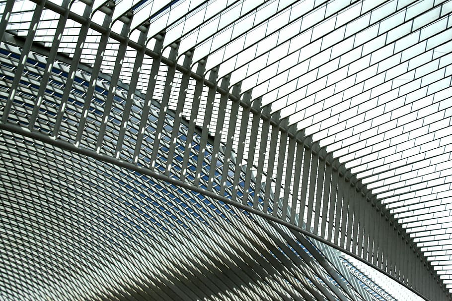 santiago calatrava, architecture, liège, cork-guillemins, railway station, HD wallpaper