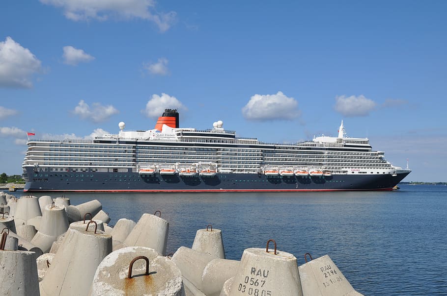 HD wallpaper ship on body of water, queen mary 2, cruise