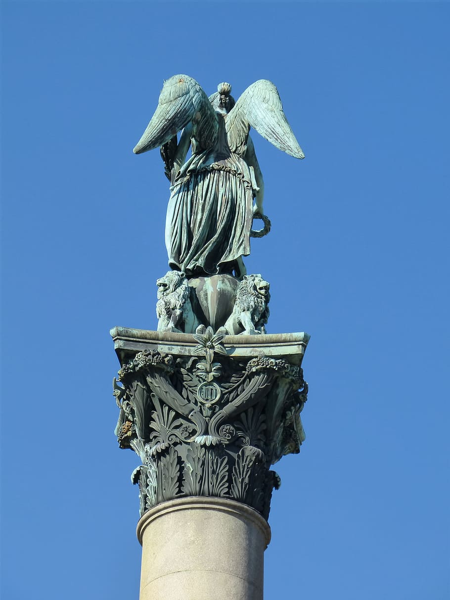 Statue, Angel, Wing, Sculpture, Art, architecture, europe, monument HD wallpaper