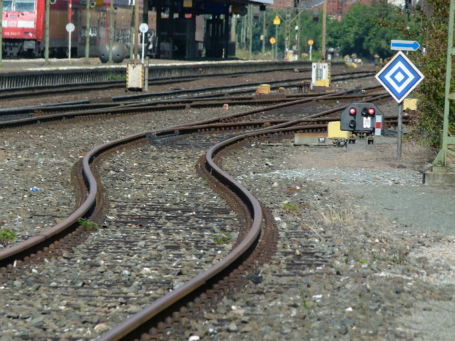 Railway, Signal, Soft, railroad track, rail transportation HD wallpaper