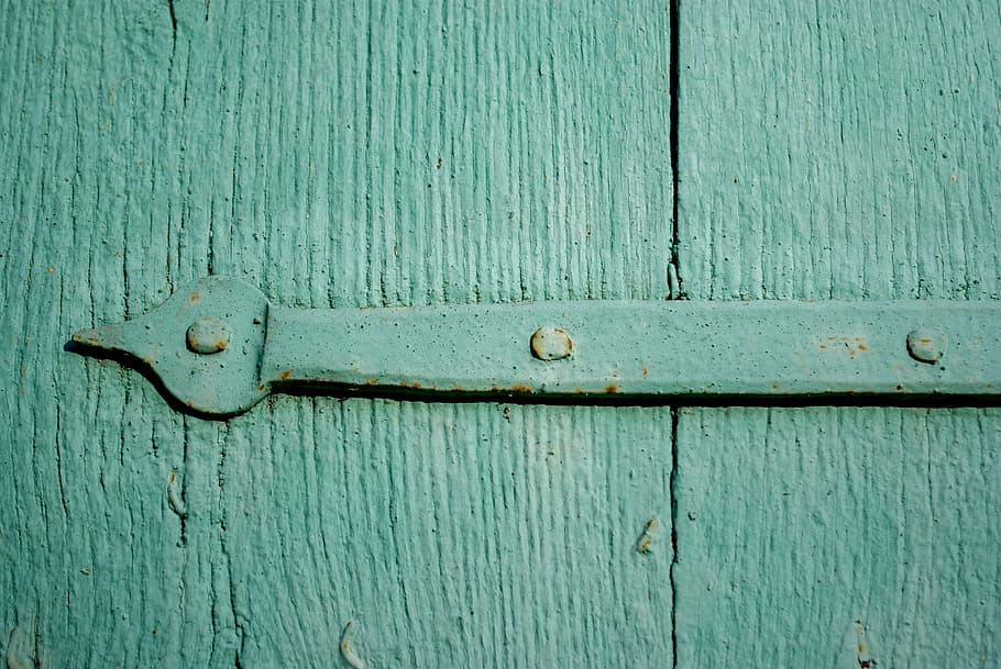 green wood, shutter, old, texture, door, wood - material, close-up HD wallpaper