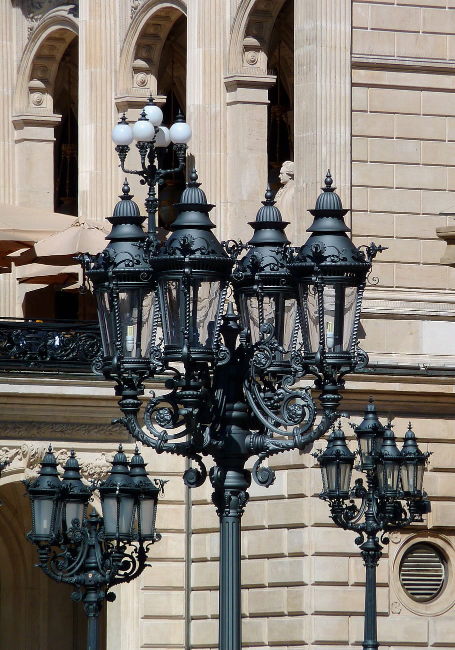 candlestick, candelabra, street lamp, mast, lantern, architecture HD wallpaper