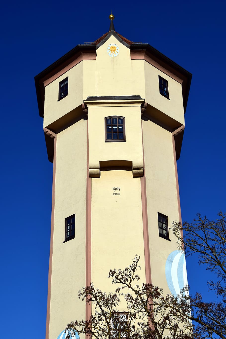 tower, museum, balloon museum, gersthofen, gersthofen balloon museum, HD wallpaper