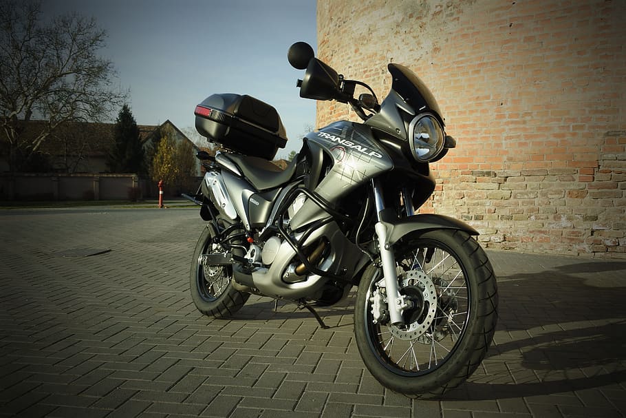 transalp, honda, engine, mode of transportation, land vehicle HD wallpaper