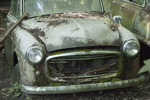 Auto, Car, Cemetery, Oldtimer, Stainless, car cemetery, stainless karre HD wallpaper