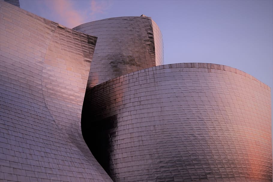 Bilbao, Architecture, guggemheim, no people, outdoors, day HD wallpaper