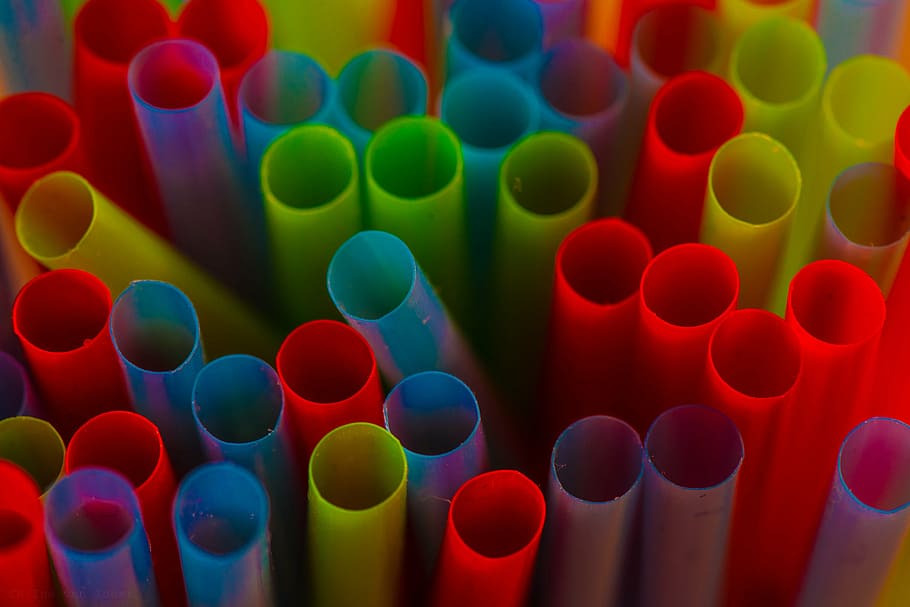 straws, separately, colors, thirst, multi colored, backgrounds HD wallpaper