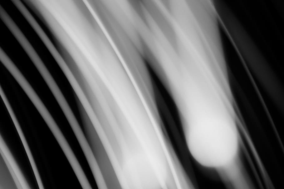 black-and-white, lights, abstract, indoors, backgrounds, striped HD wallpaper