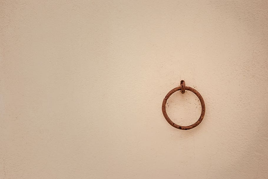 Wall, Ring, Old, Antique, Texture, design, vintage, style, metal HD wallpaper
