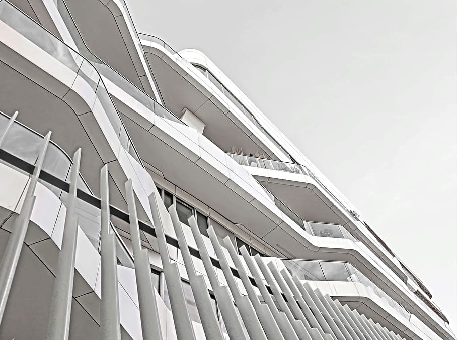 architecture, white, building, infrastructure, built structure HD wallpaper