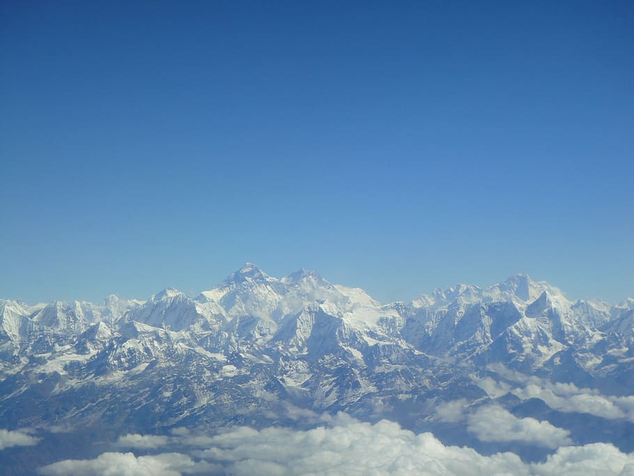 himalayan mountain range, nepal, snow, glacier, extreme, altitude